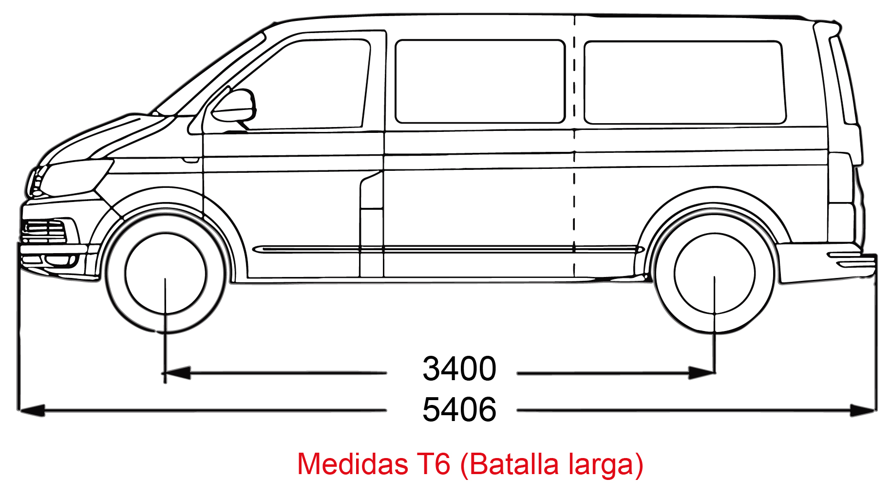 medida batalla larga T6